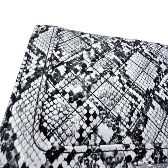 Steve‎ Madden Snake Print Crossbody Organizer Bag Faux Leather Designer Travel - Picture 7 of 16